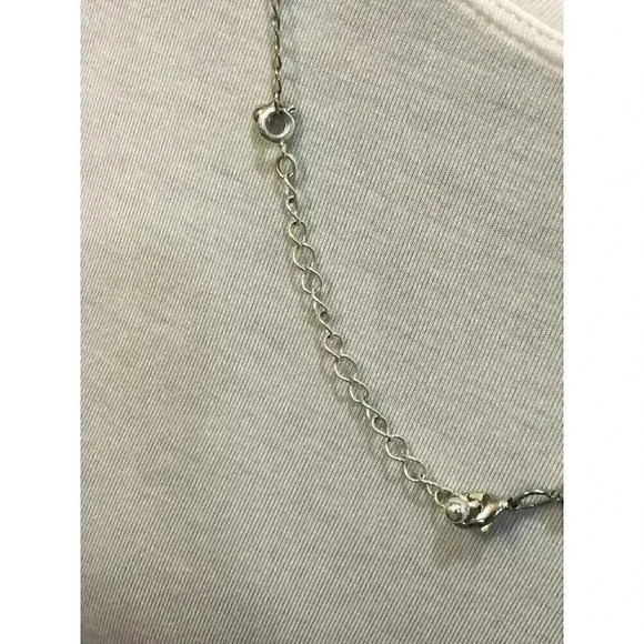 Multistrand Black White Clear Beaded Faceted Bead Necklace with Extender - Picture 13 of 16